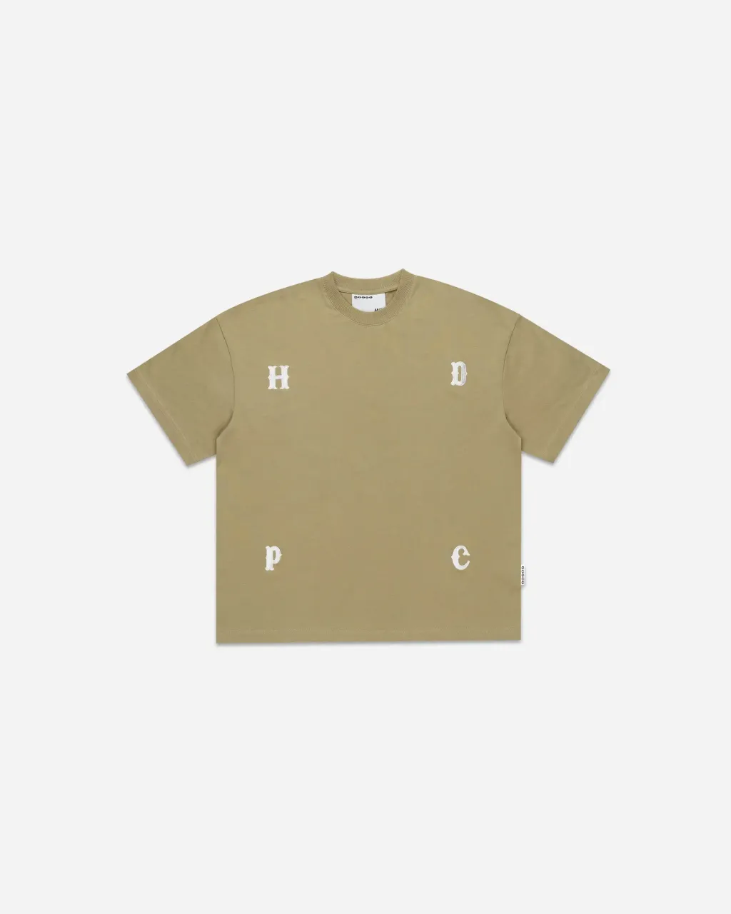 HdPcBaseballFontTeeBeige2