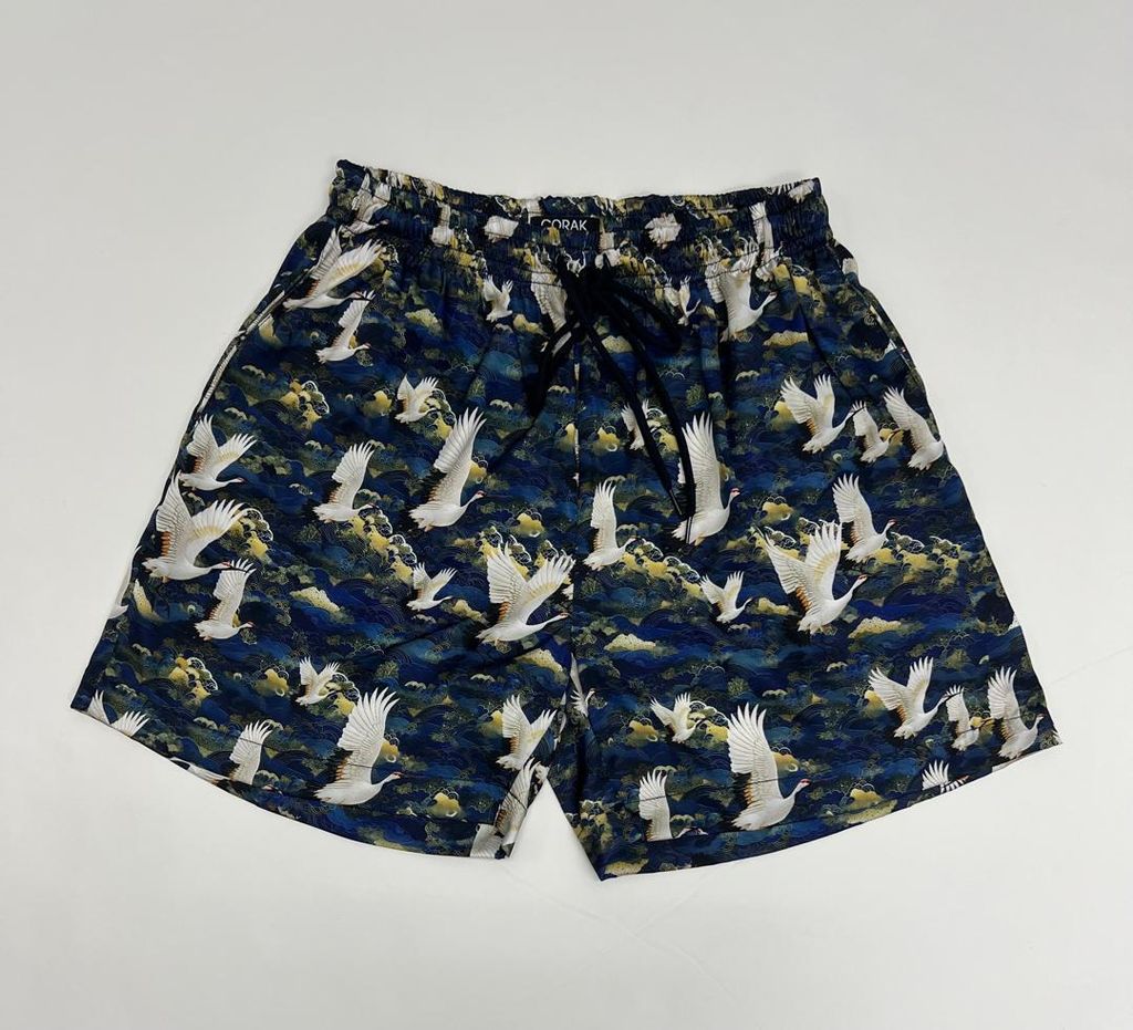 Blue Cloud Crane Shorts