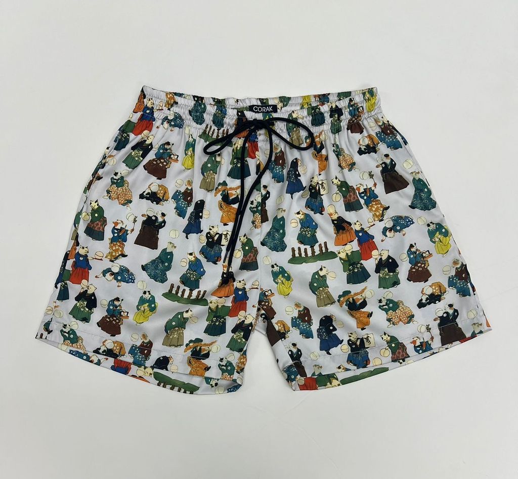 JAPANESE TRADITIONAL CATS SHORTS