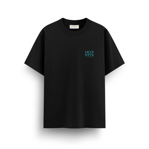 Stacked Logo Tee - Black (Front)