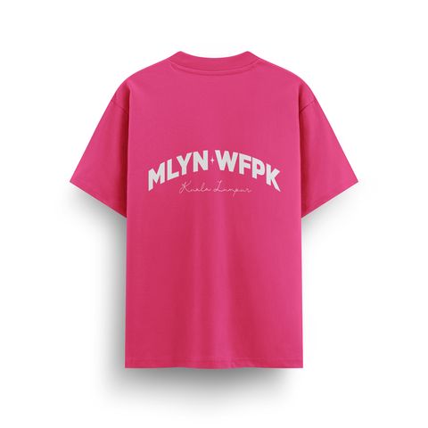 Arch Logo Tee - Pink (Back)