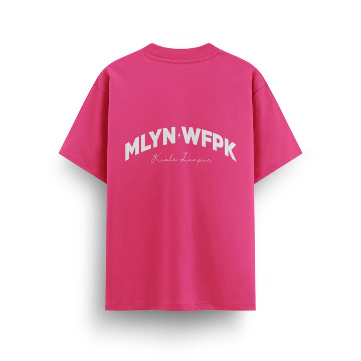 Arch Logo Tee - Pink (Back)