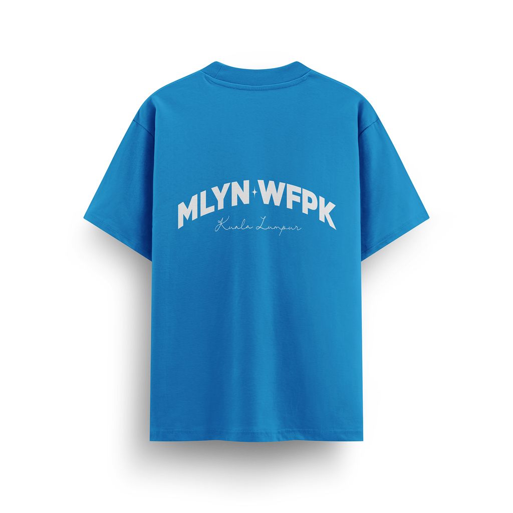 Arch Logo Tee - Blue (Back)
