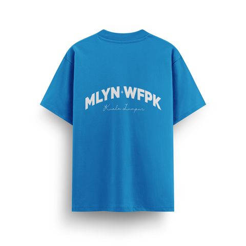 Arch Logo Tee - Blue (Back)