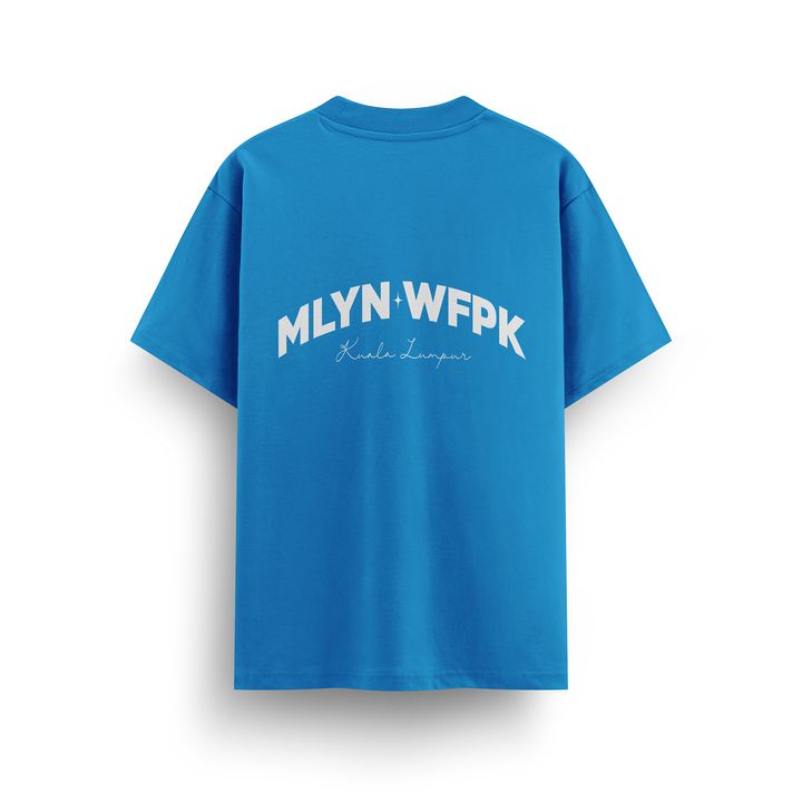 Arch Logo Tee - Blue (Back)