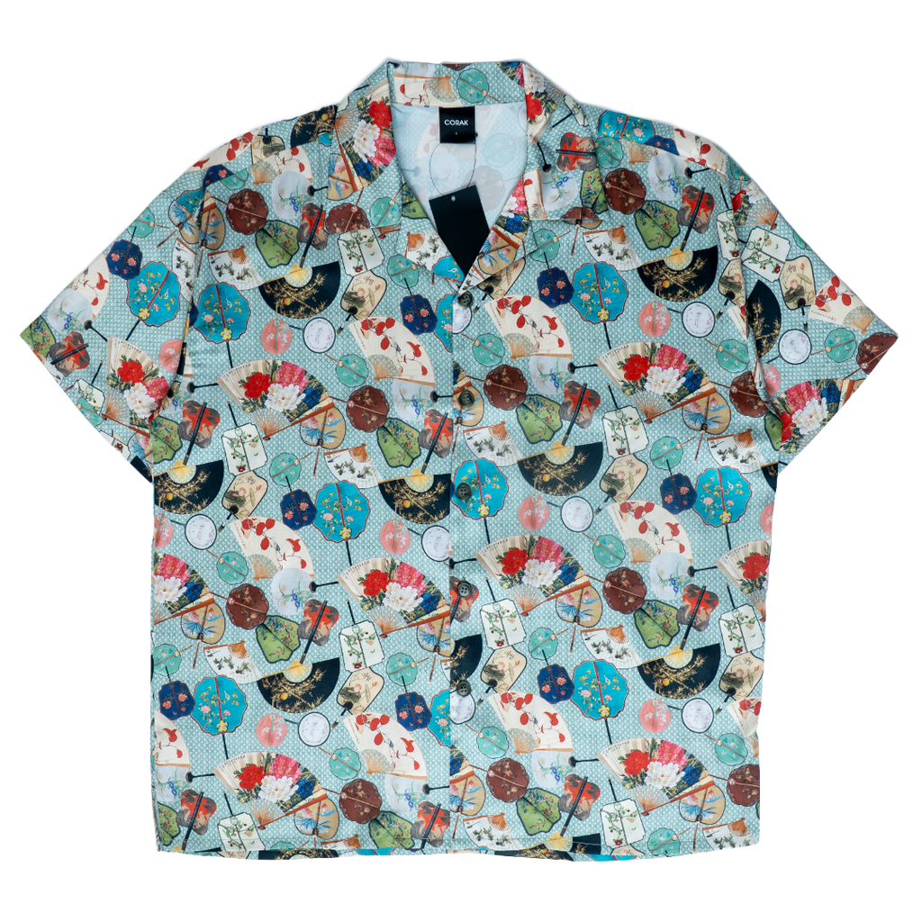 CHINESE FANS HAWAIIAN SHIRT CS03261205GRN