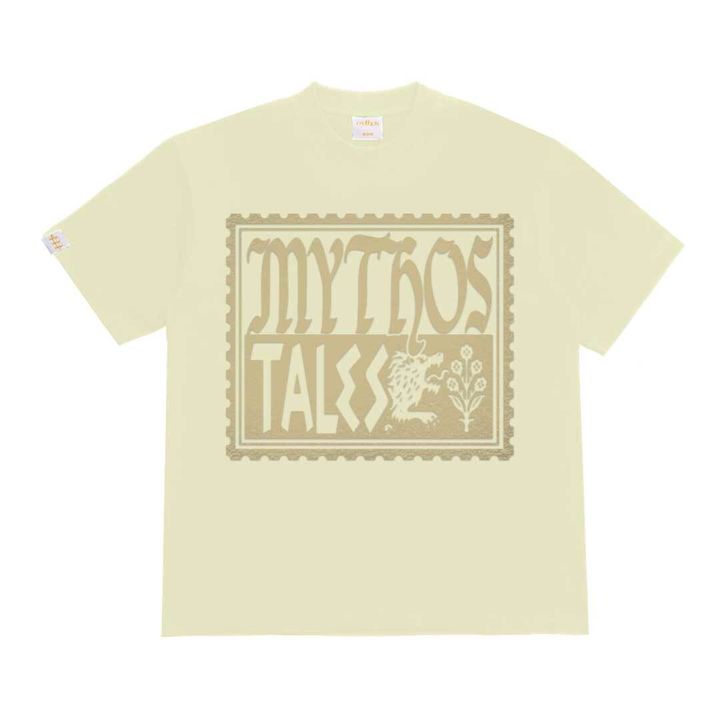 MYTHOS-TALES-TEE-BEIGE-FLATLAY-1
