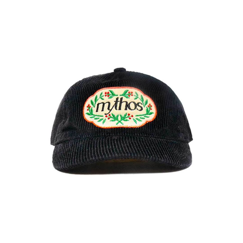MYTHOS-FLORAL-CAP-BLACK