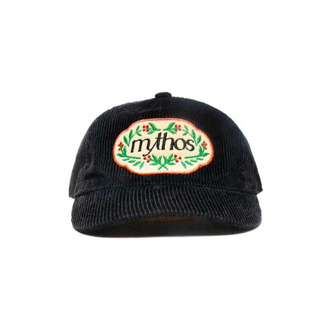 MYTHOS-FLORAL-CAP-BLACK