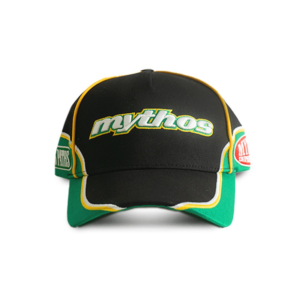 MYTHOS racing cap flatlay 3