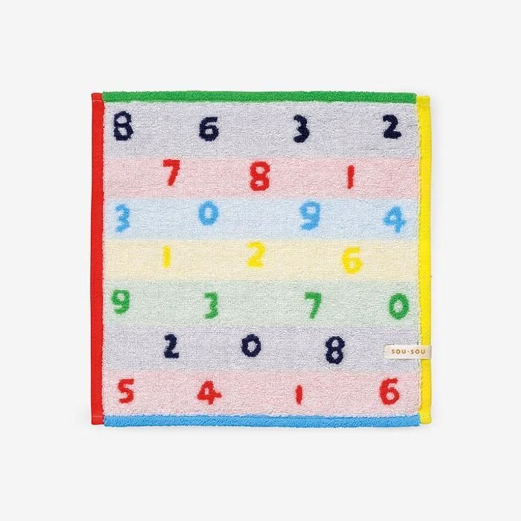 SOU・SOU 今治毛巾 小方巾／SO-SU-U十數 五色