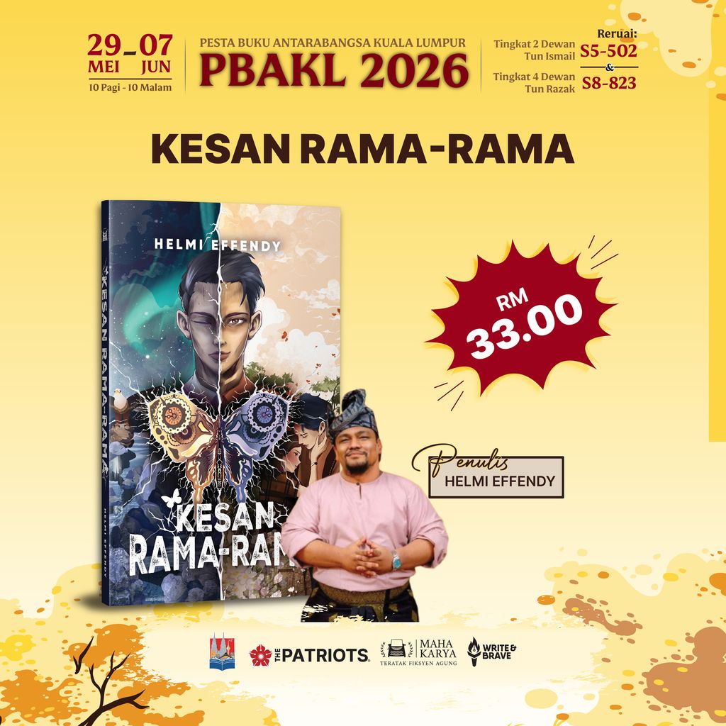 Poster Stand Alone Mk - Kesan Rama rama