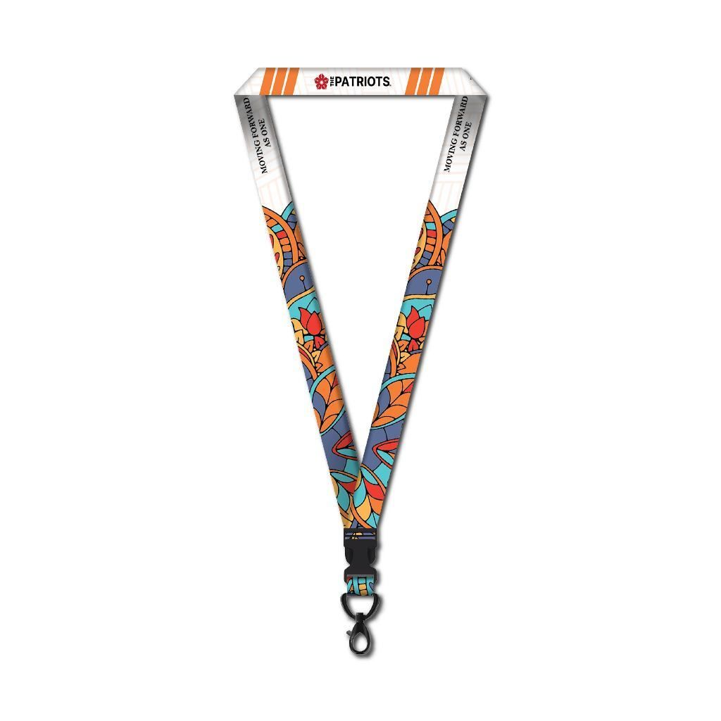 Patriots Merchandise Lanyard - White