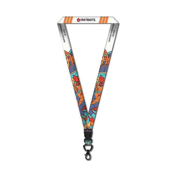 Patriots Merchandise Lanyard - White