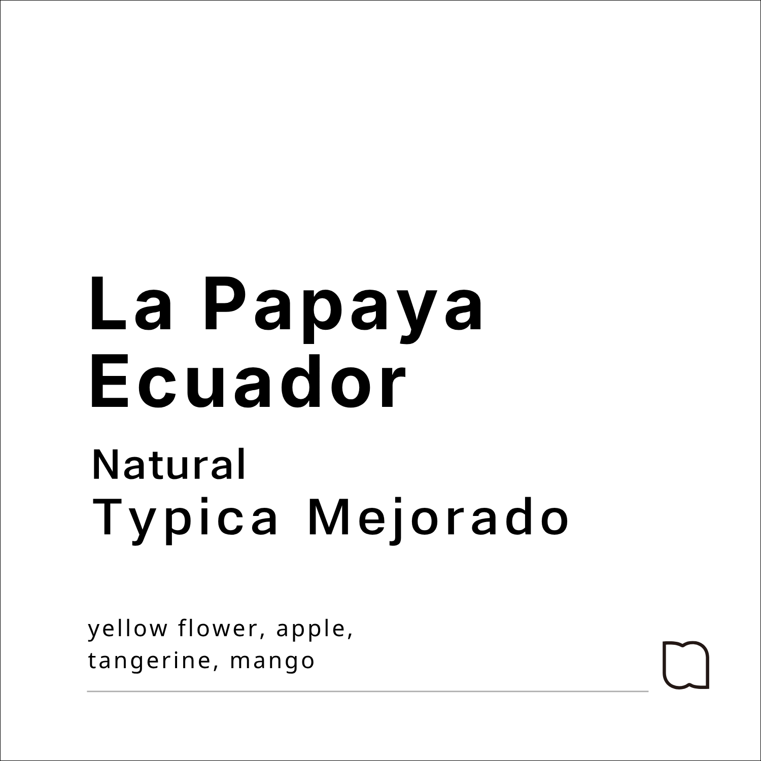 單品豆-white-La Papaya Ecuador