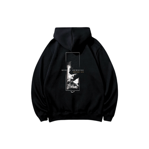 Keep it burning帽T(背面)