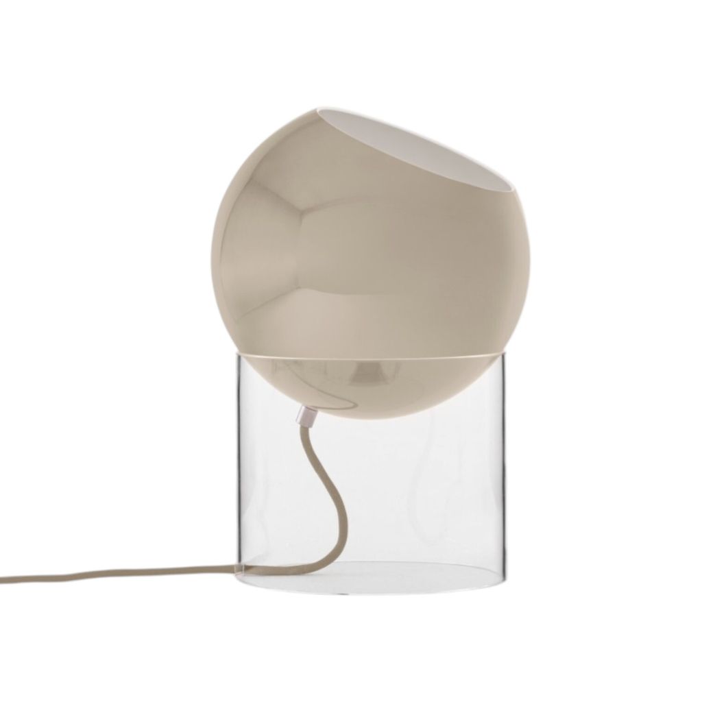 146090A209_146094_Topan Table Lamp VP13_Clear Acrylic w. Grey Beige_Side_OFF