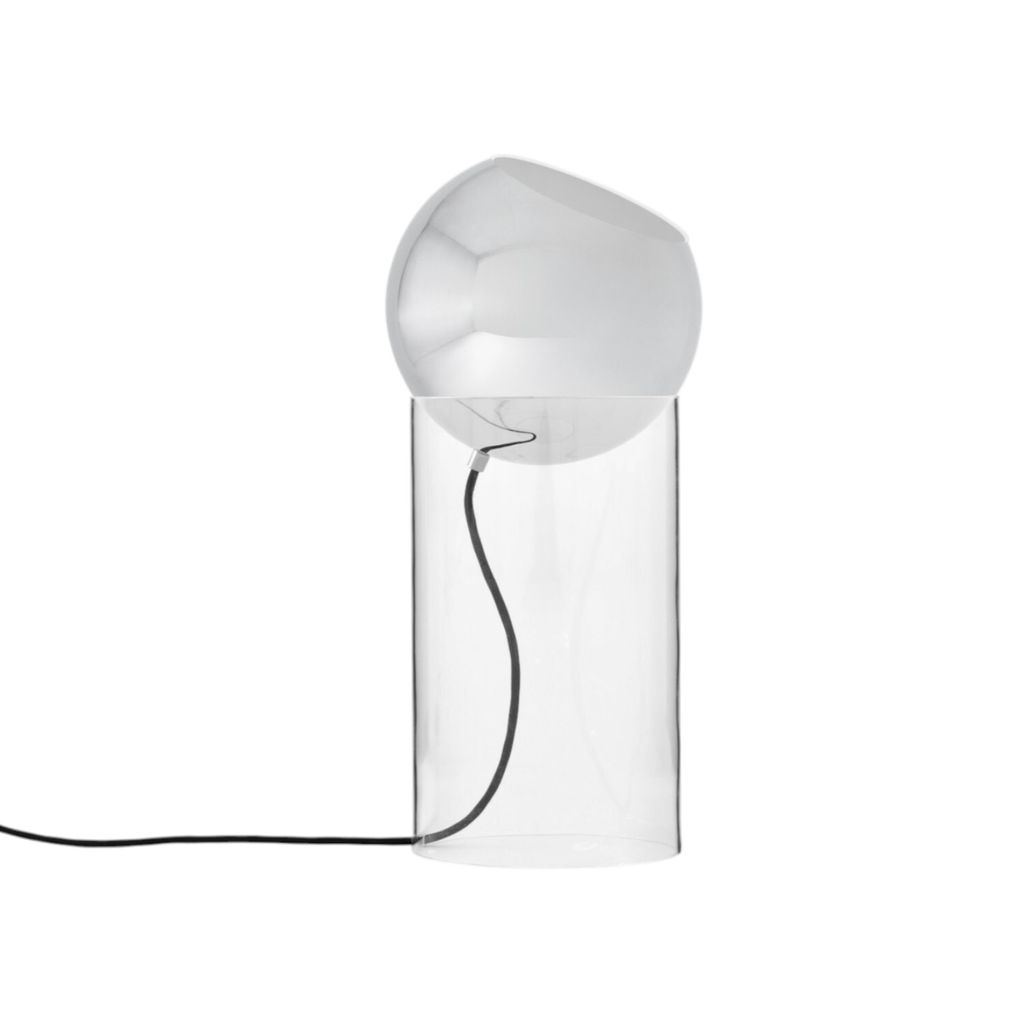 146092A274_146095_Topan Floor Lamp VP14_Clear Acrylic w. Chrome Plated_Side_OFF