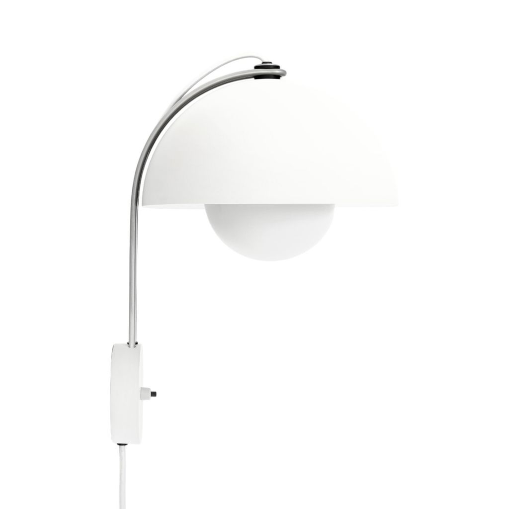 Flowerpot VP8 Matt white_side_off_w