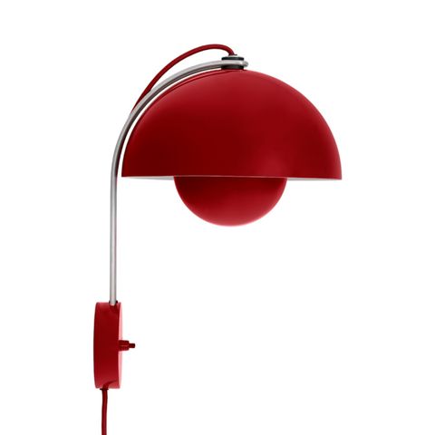 Flowerpot VP8_Vermillion Red_side_off_cable