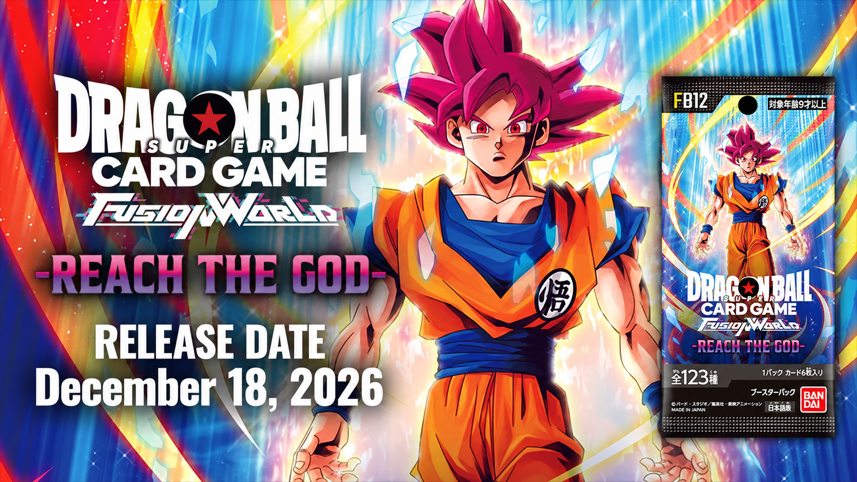 Dragon Ball Super Card Game Reach The God FB12 | Varma Cards