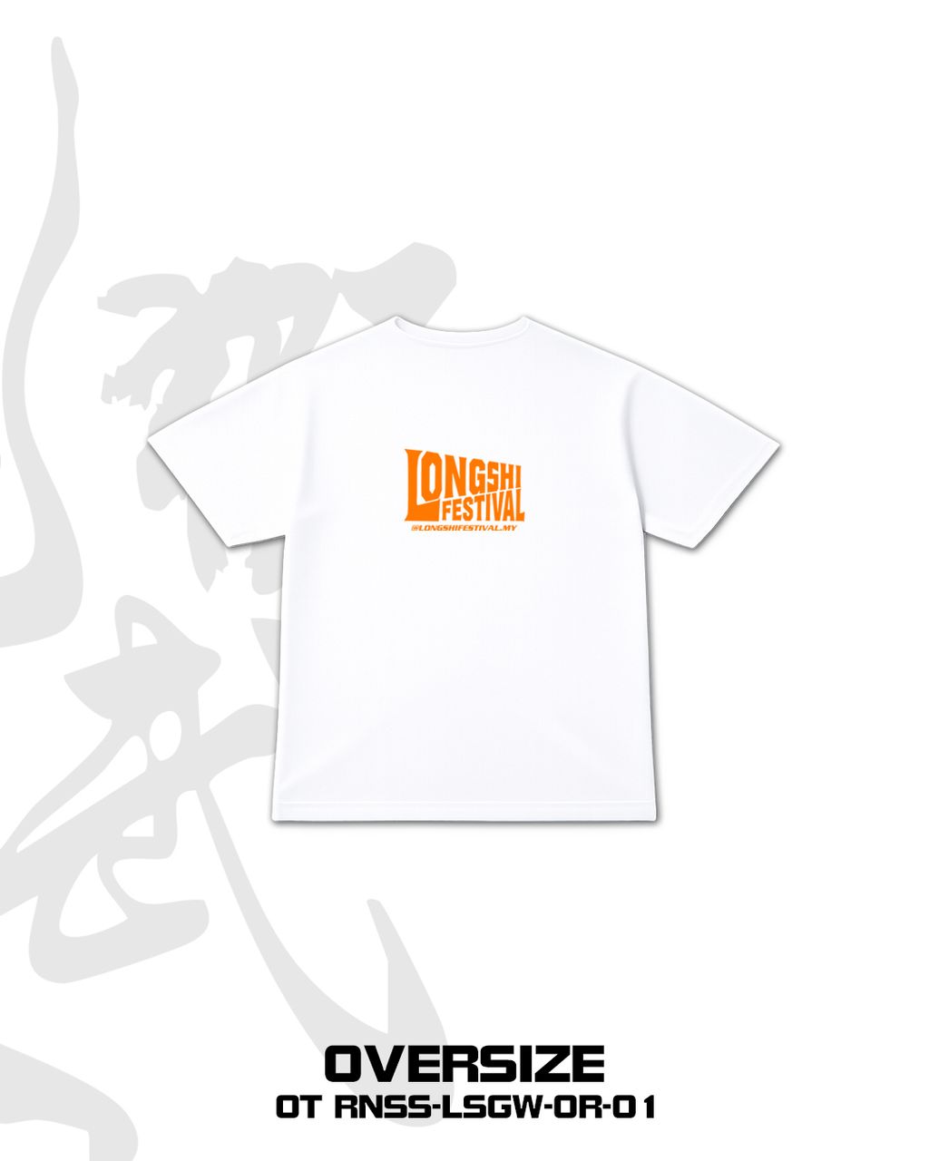 【2026 IPOH LONGSHI FESTIVAL 官方周边 T-Shirt】价格：单件 RM60 -  两件 RM100🔥材质：100% Cotton版型：Oversize尺寸：S - (1)
