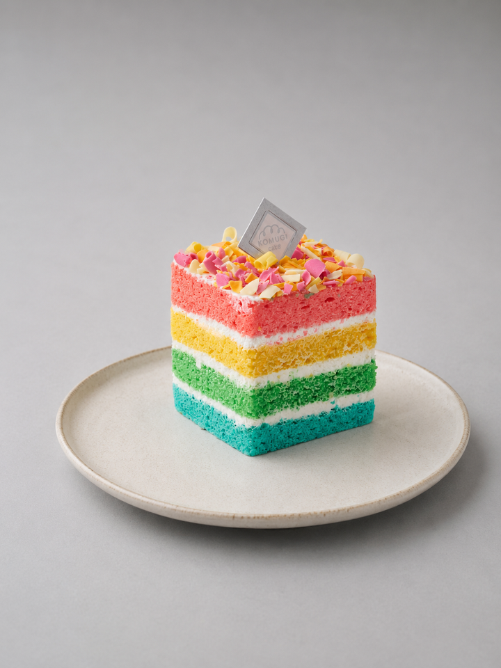 Rainbow Chiffon Slice