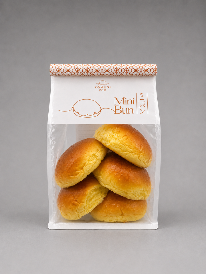 Mini Soft Pumpkin Bun