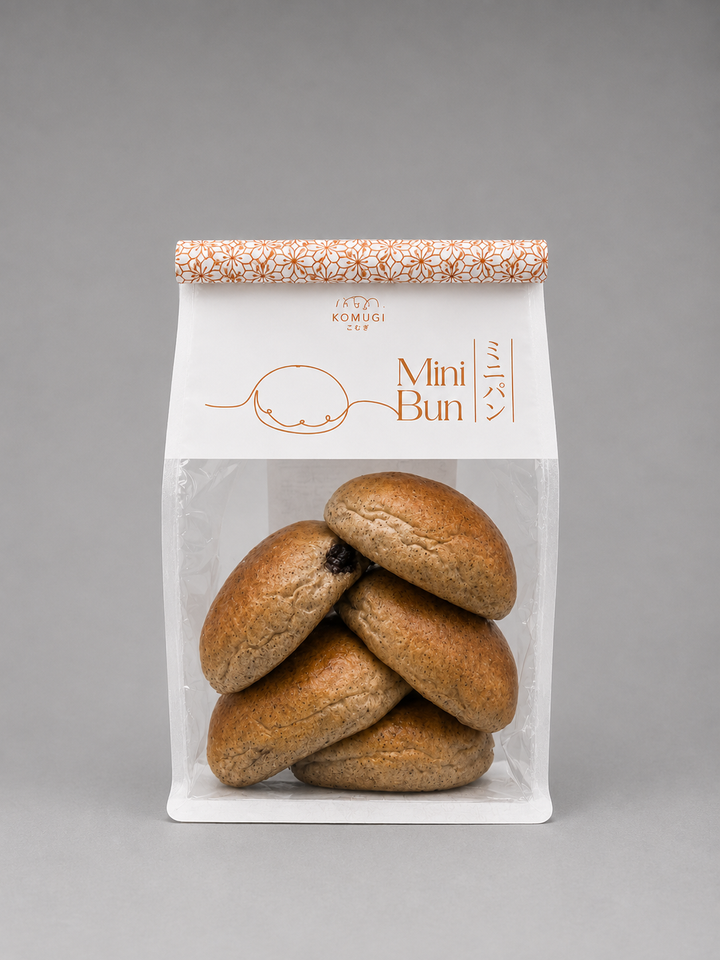 Mini Black Sesame Bun