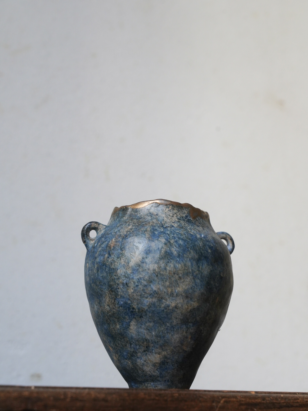 04青花雙耳小花器3280-5