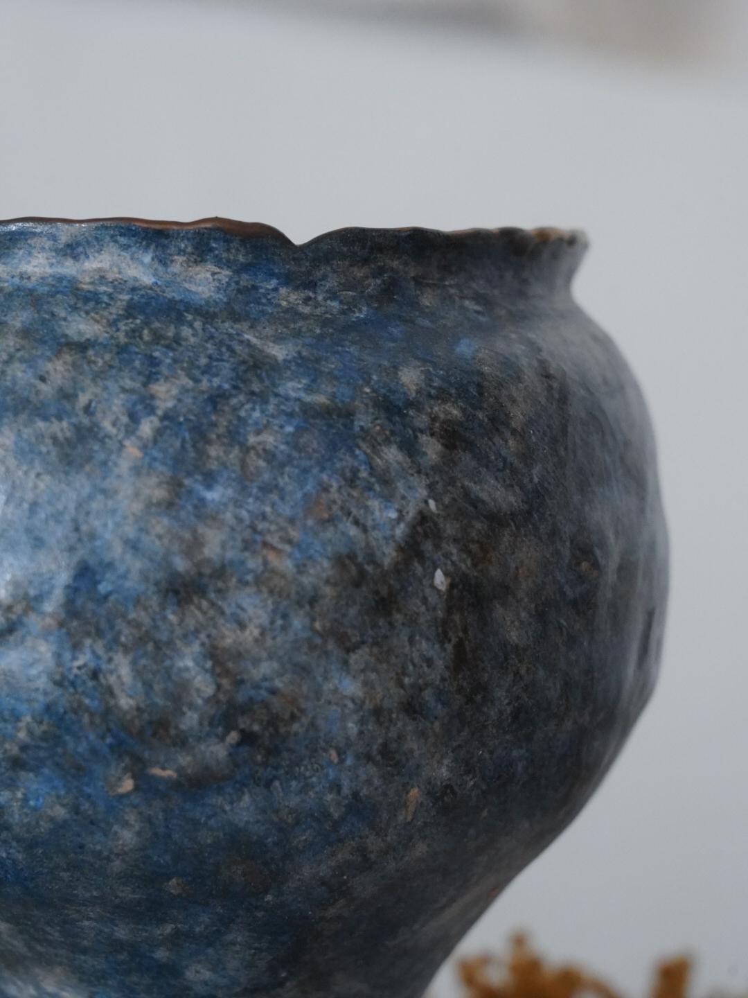 02青花中型鼓腹花器8000-4