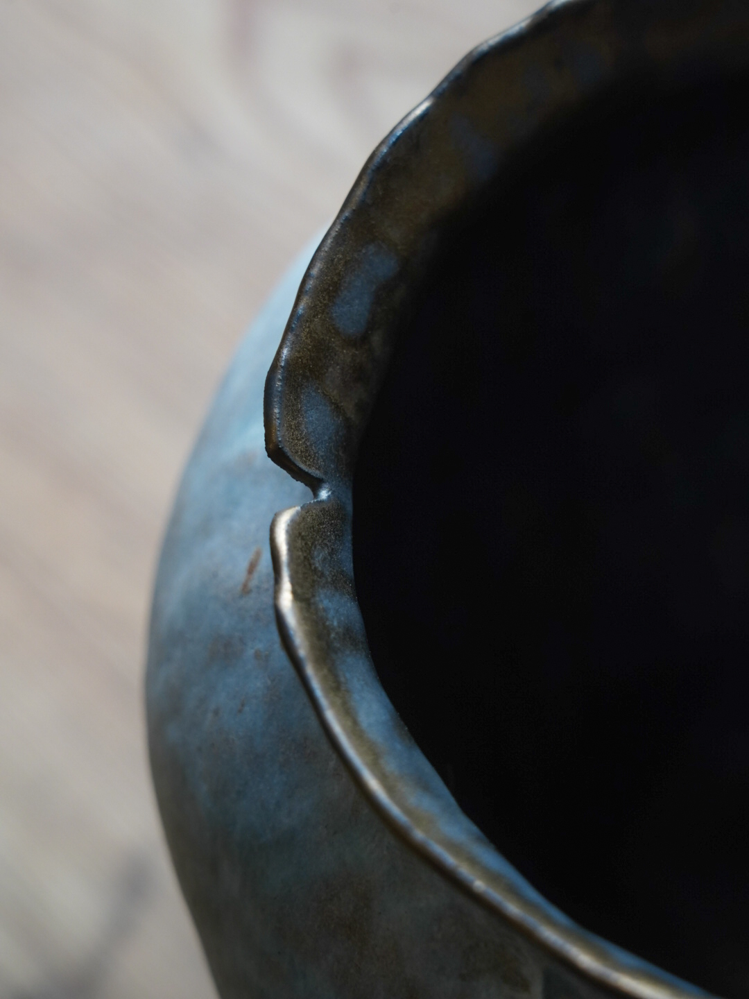 08碧青中型雙耳花器8800-3