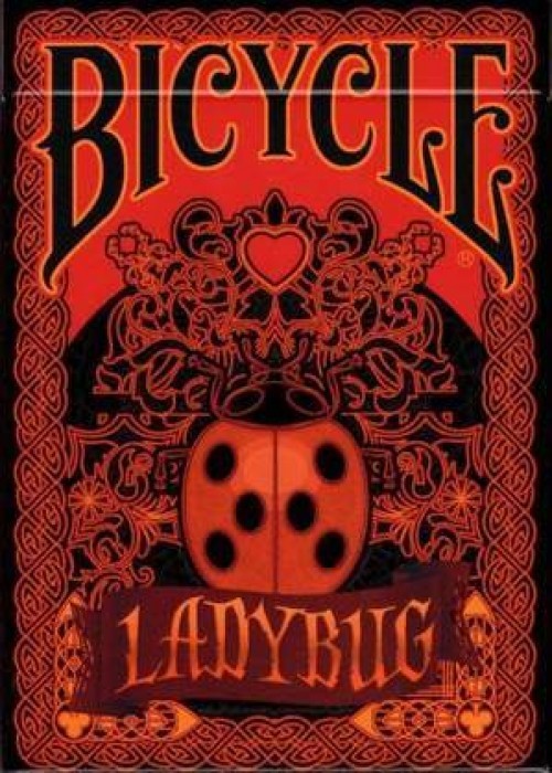 Playing Cards Limited Edition Bicycle Ladybug Black 