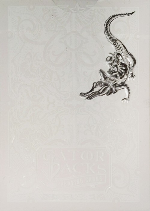 GATORBACKS（ green,silver） playing cards Green Gatorbacks-RarePlayingCards.com – Rare Playing Cards