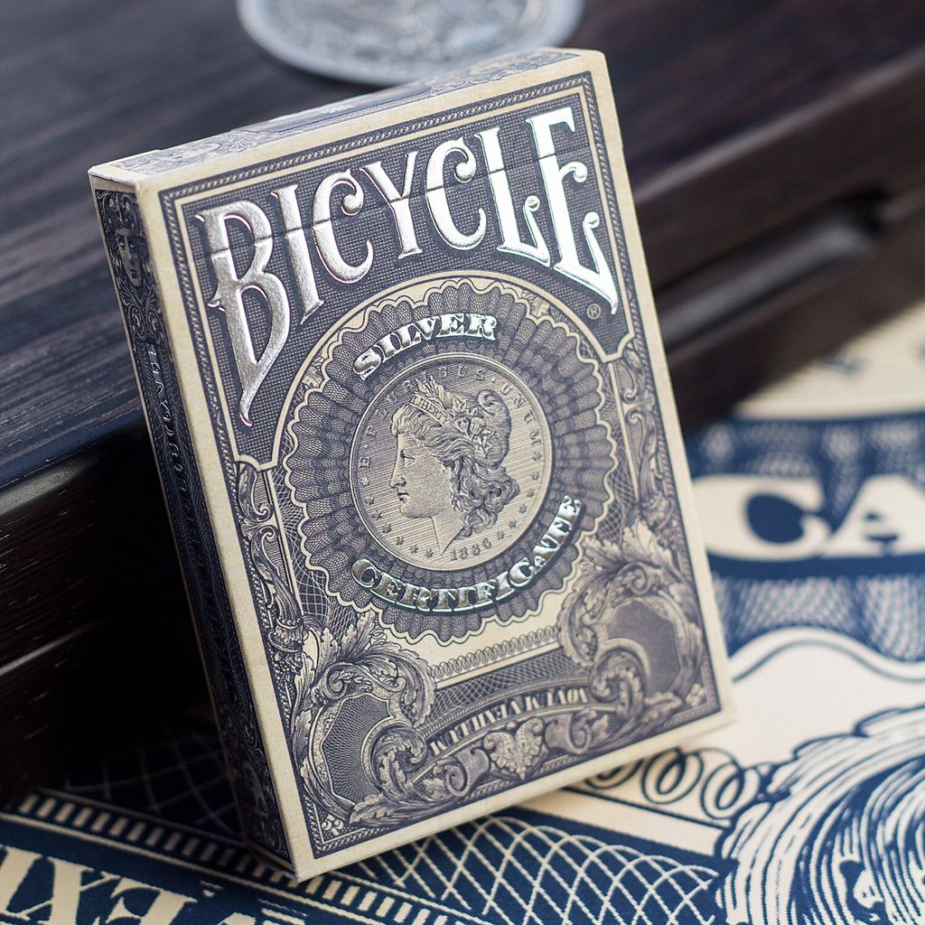 トランプ BICYCLE Silver Certificate Playing Cards Bicycle Silver Certificate Limited Edition Numbered Playing