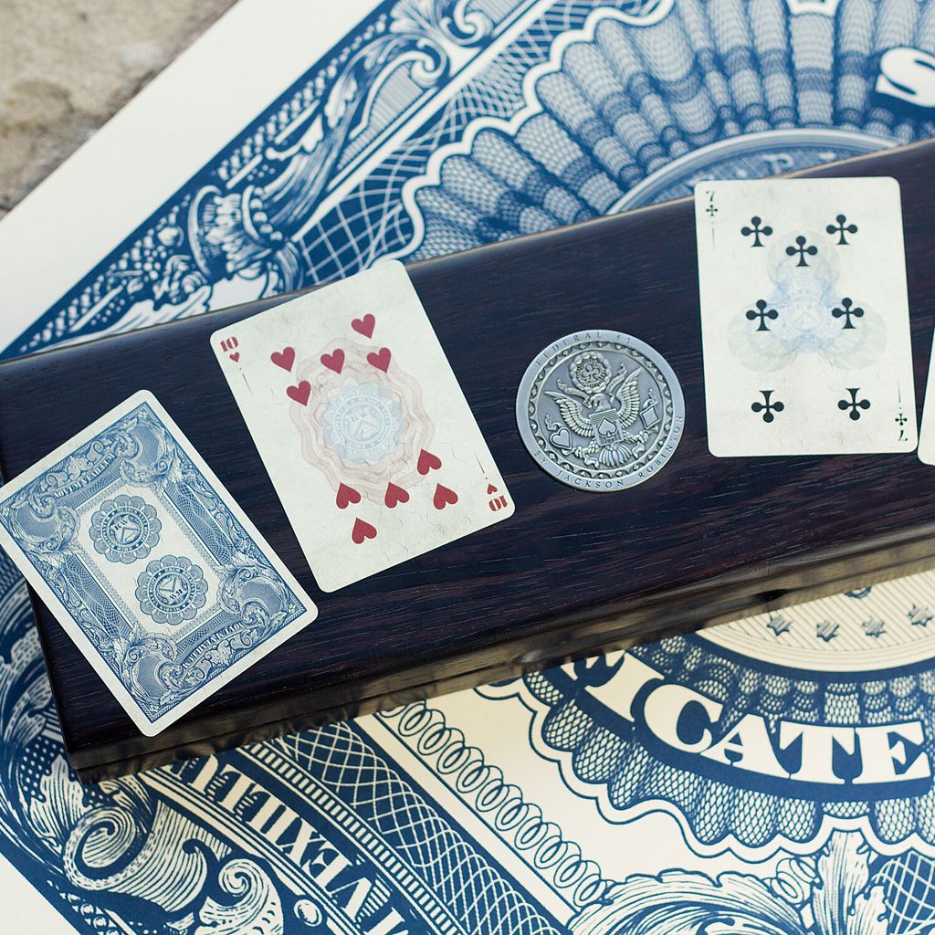 トランプ BICYCLE Silver Certificate Playing Cards Silver Certificate Bicycle Branded Playing Cards