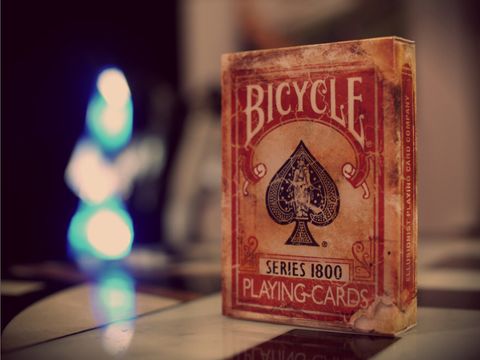 Bicycle 1800 Vintage Series Marked Playing Cards（Red）By