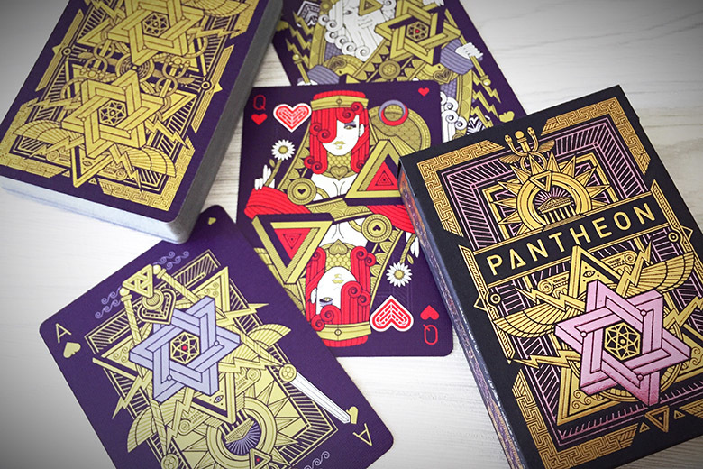 Pantheon Playing Cards Luxury Gold Foil Very Rare Sealed Edition