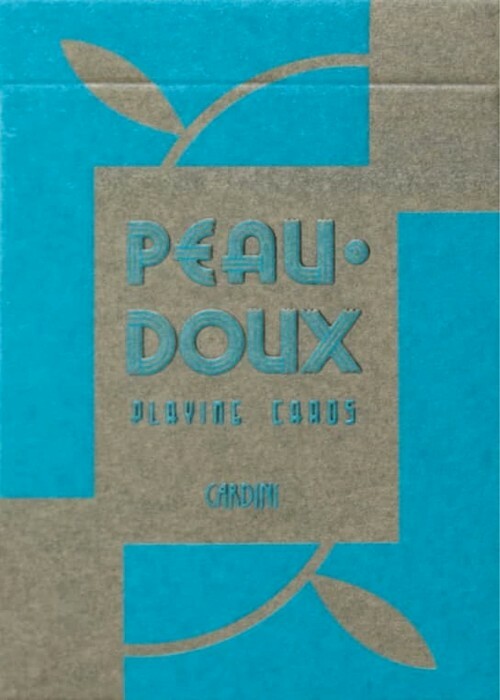 New Limited Edition Sold Out Turquoise Peau Doux Playing Cards 