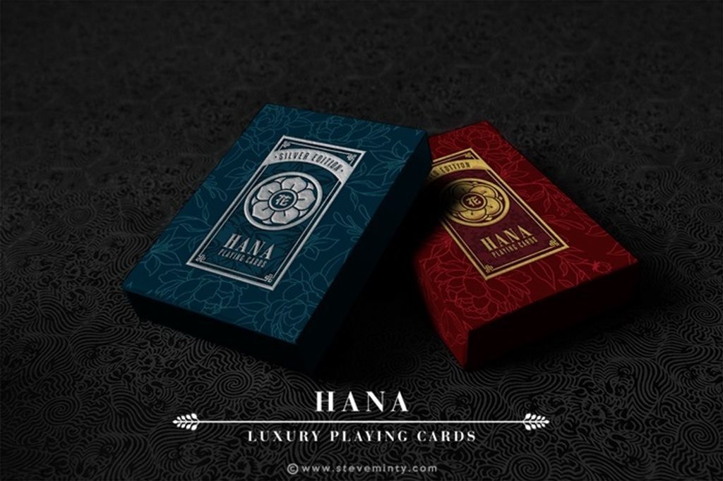 HANA Playing Cards ゴールド シルバー Hana Gold Edition Luxury Playing Cards by Steve Minty
