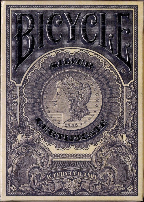 トランプ BICYCLE Silver Certificate Playing Cards Bicycle Silver Certificate Limited Edition Numbered Playing