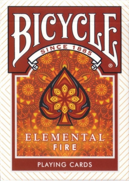 Bicycle Elemental Fire by Collectable Playing Cards Sports & Outdoors
