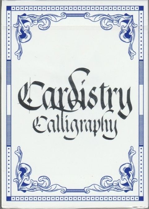 トランプ Cardistry x Calligraphy Cardistry x Calligraphy Golden Foil Limited Edition Playing