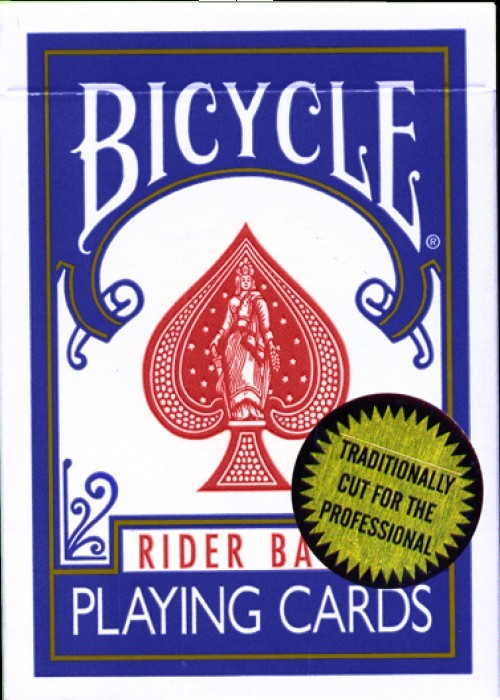 Bicycle Spielkarten Gold Edition Blau | Für Zauberer & Kartenspieler, Traditioneller Schnitt