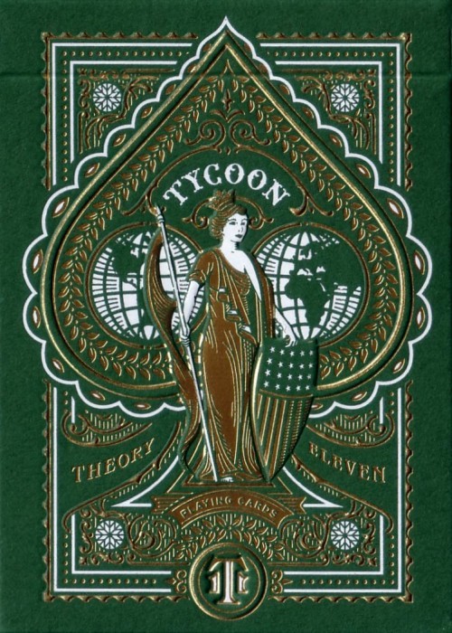 Green Tycoon Playing Cards
