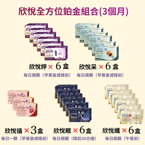 _欣悅全方位鉑金組合(3個月)
