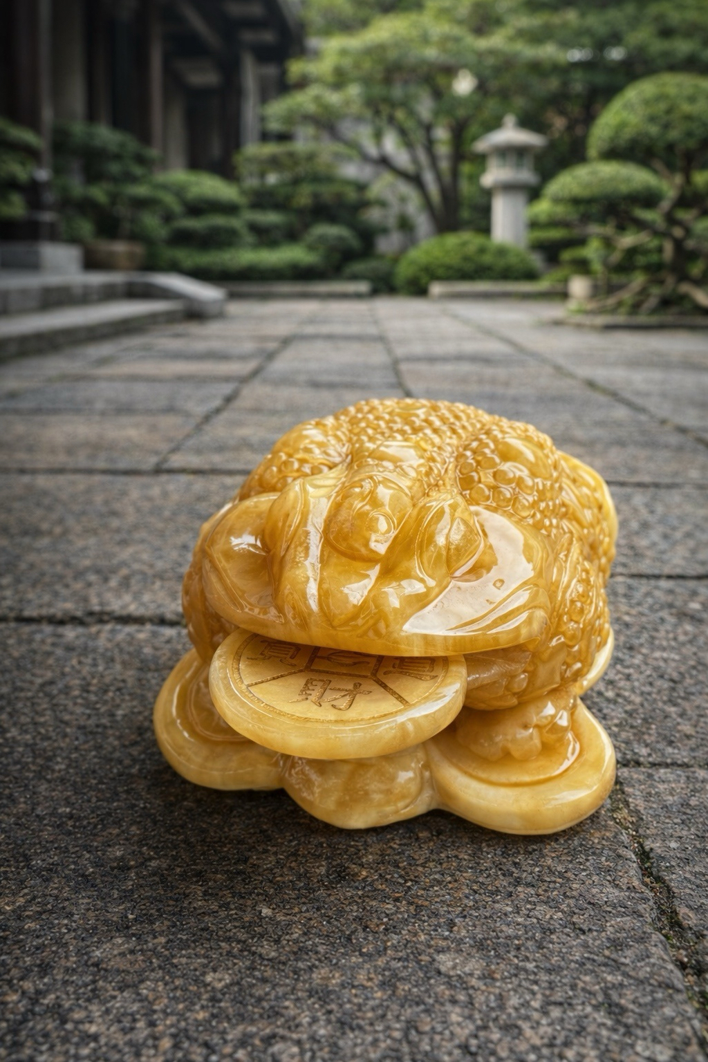 Yellow Jade Money Toad Ornament 黄玉蟾蜍摆件– BaiLong