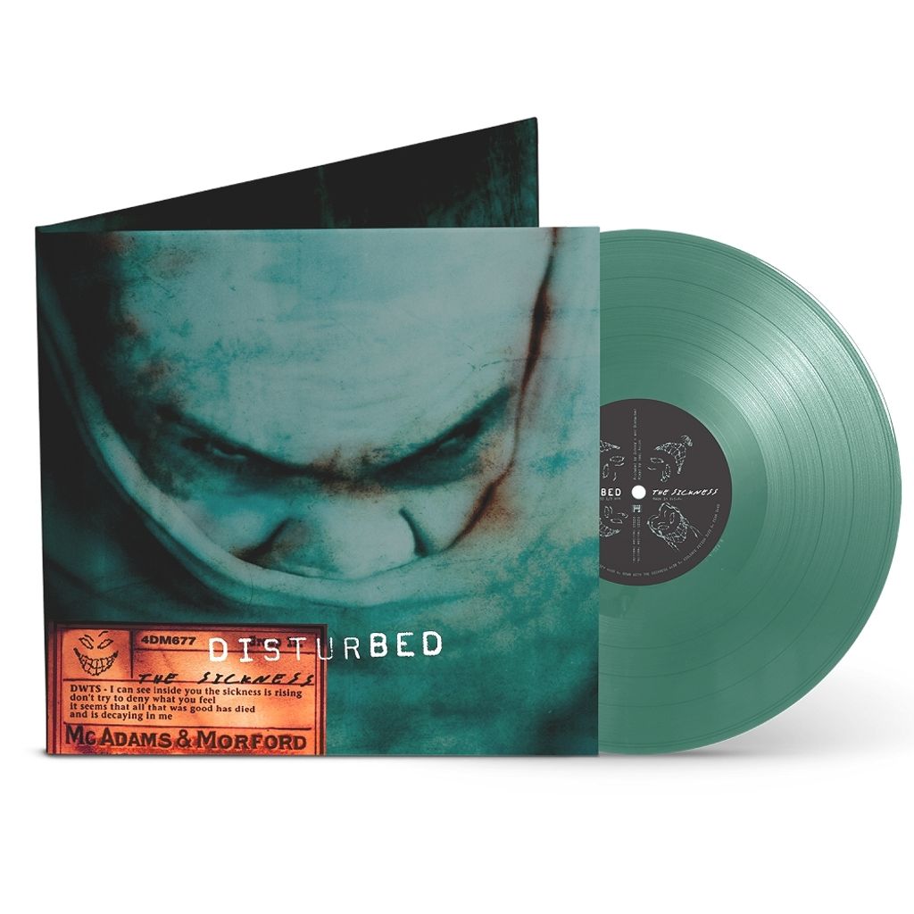 Disturbed - The Sickness LP green