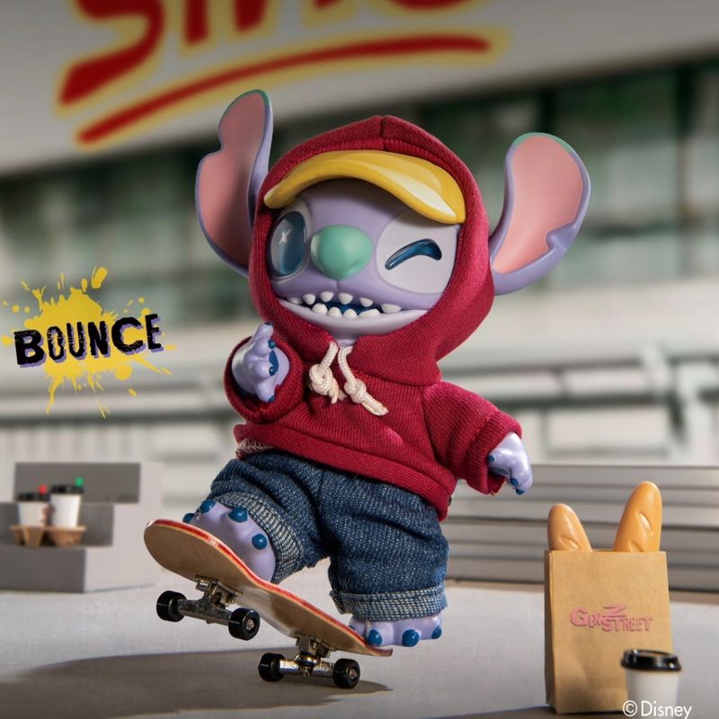 Disney｜迪士尼｜史迪奇｜街頭GenZ系列｜ 盲盒 手伴 公仔 擺件 扭蛋 收藏品｜嗨寶好選物