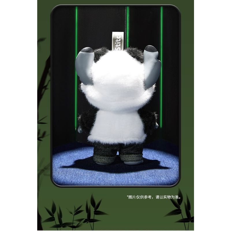 Disney 迪士尼 史迪奇 GenZ街頭系列 熊貓限定款 搪膠毛絨盲盒 盲盒 手伴 公仔 擺件 收藏品｜嗨寶好選物